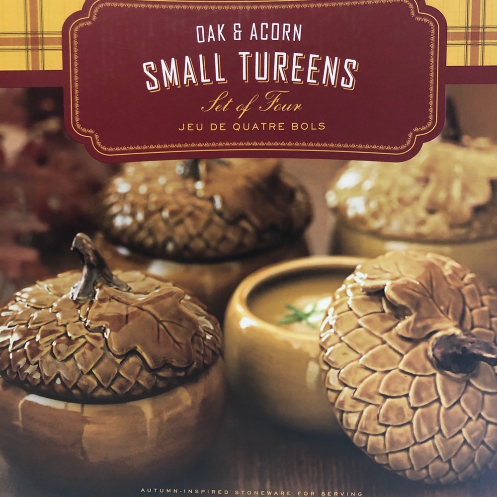 Williams Sonoma acorn soup bowls 1 of 2